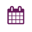 calendar purple