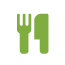 cutlery green