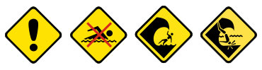 Signs warning